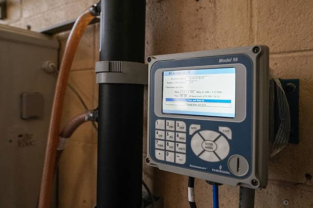 Effluent monitoring systems provide continuous licence compliance data.