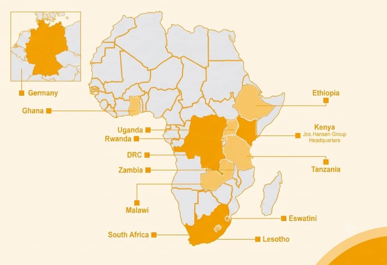 Jos Hansen African Operations Footprint