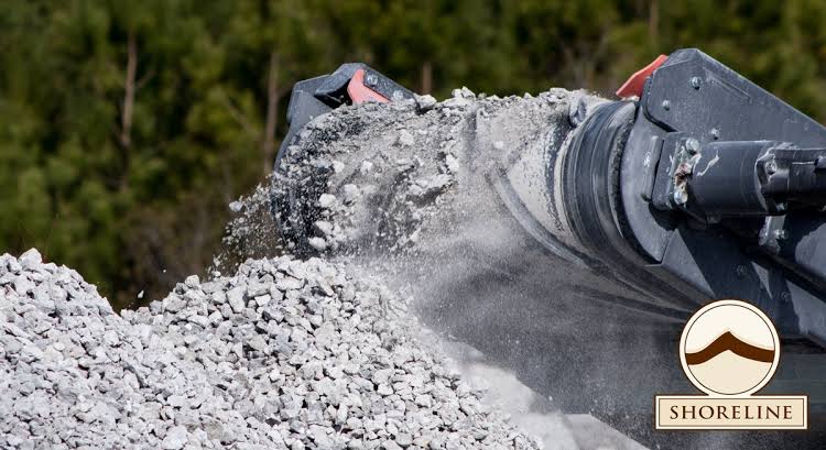Recycled aggregate reduces demand for quarried virgin stone in concrete.